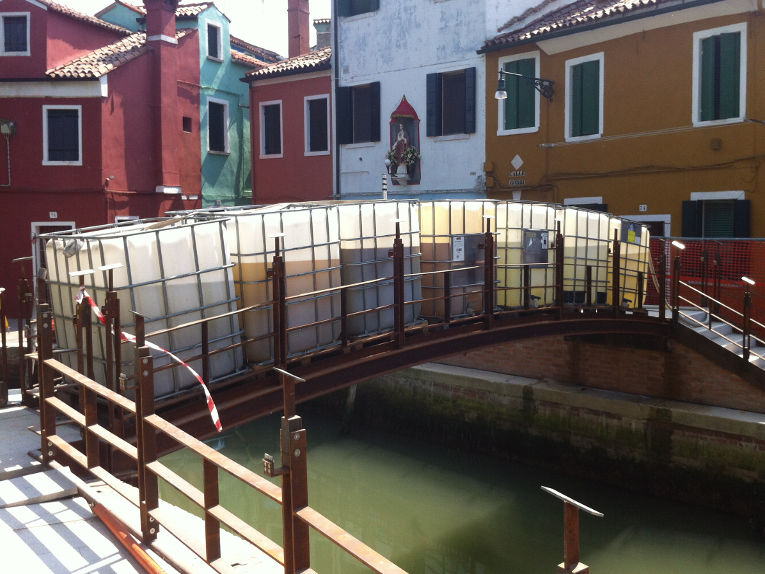 collaudo ponte Burano
