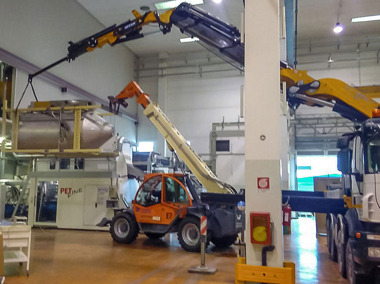 smontaggio impianti produttivi