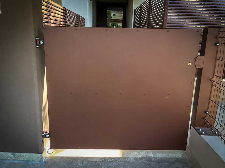 cancello pedonale residenza zeld