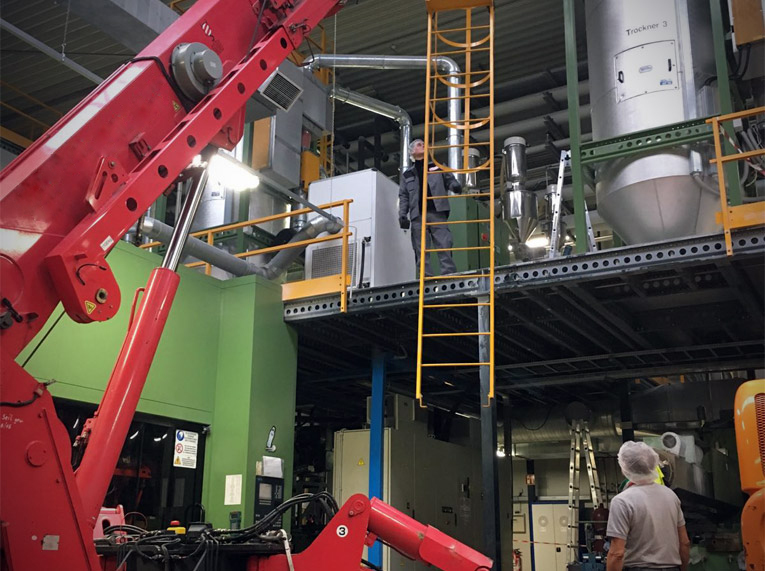 smontaggio e trasporto impianti industriali