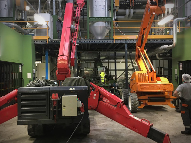 smontaggio e trasporto impianti industriali
