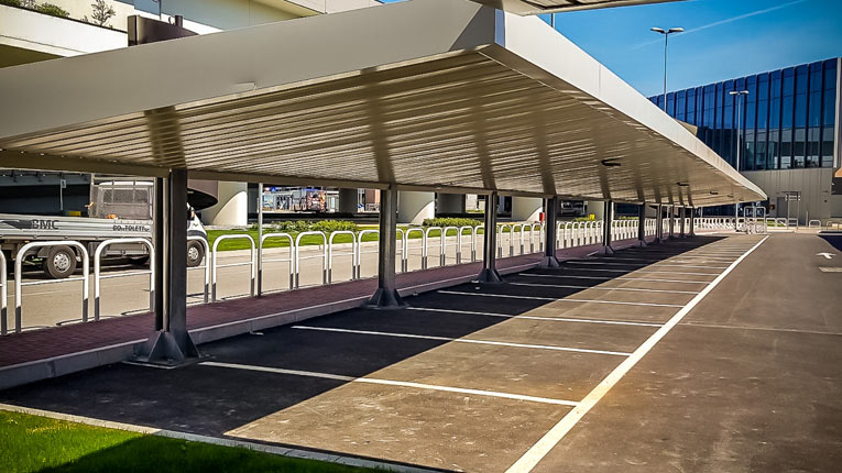 copertura perimetrale parcheggio aeroporto 9