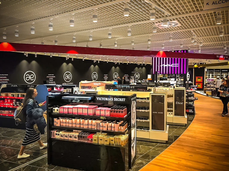 struttura controsoffitto duty free