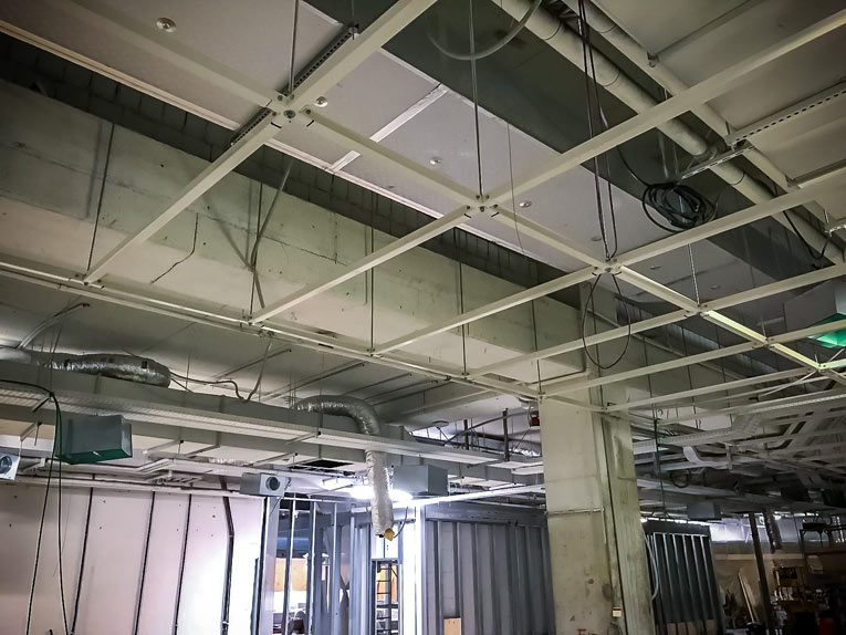 struttura controsoffitto