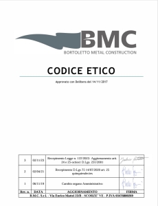 codice etico bmc