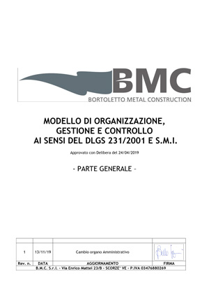 Modello di Organizzazione