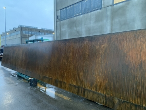 Cancello in corten