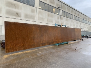 Cancello in corten