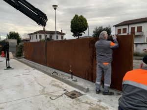 Cancello in corten